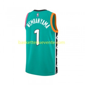 Maillot Basket San Antonio Spurs Victor Wembanyama 1 Nike 2022-2023 City Edition Swingman - Homme